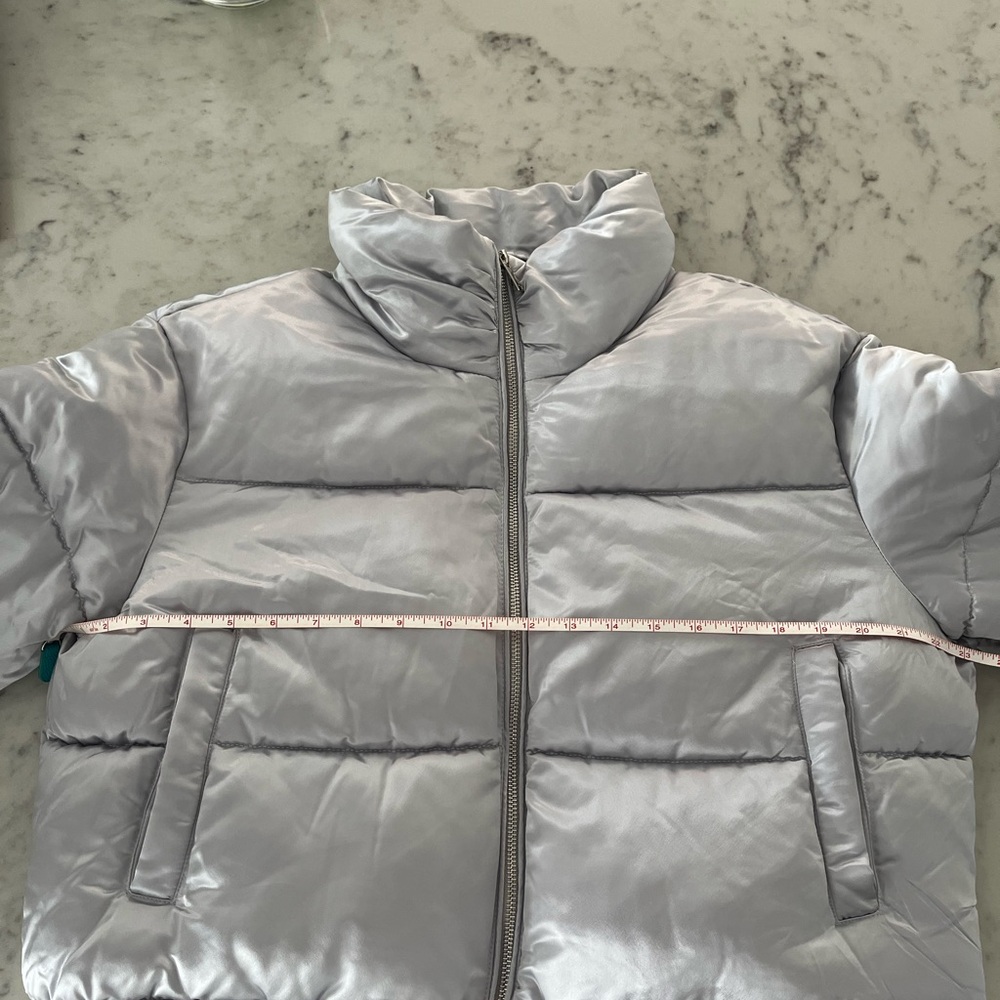 Silver Puffer Jacket - Picture 8 of 11